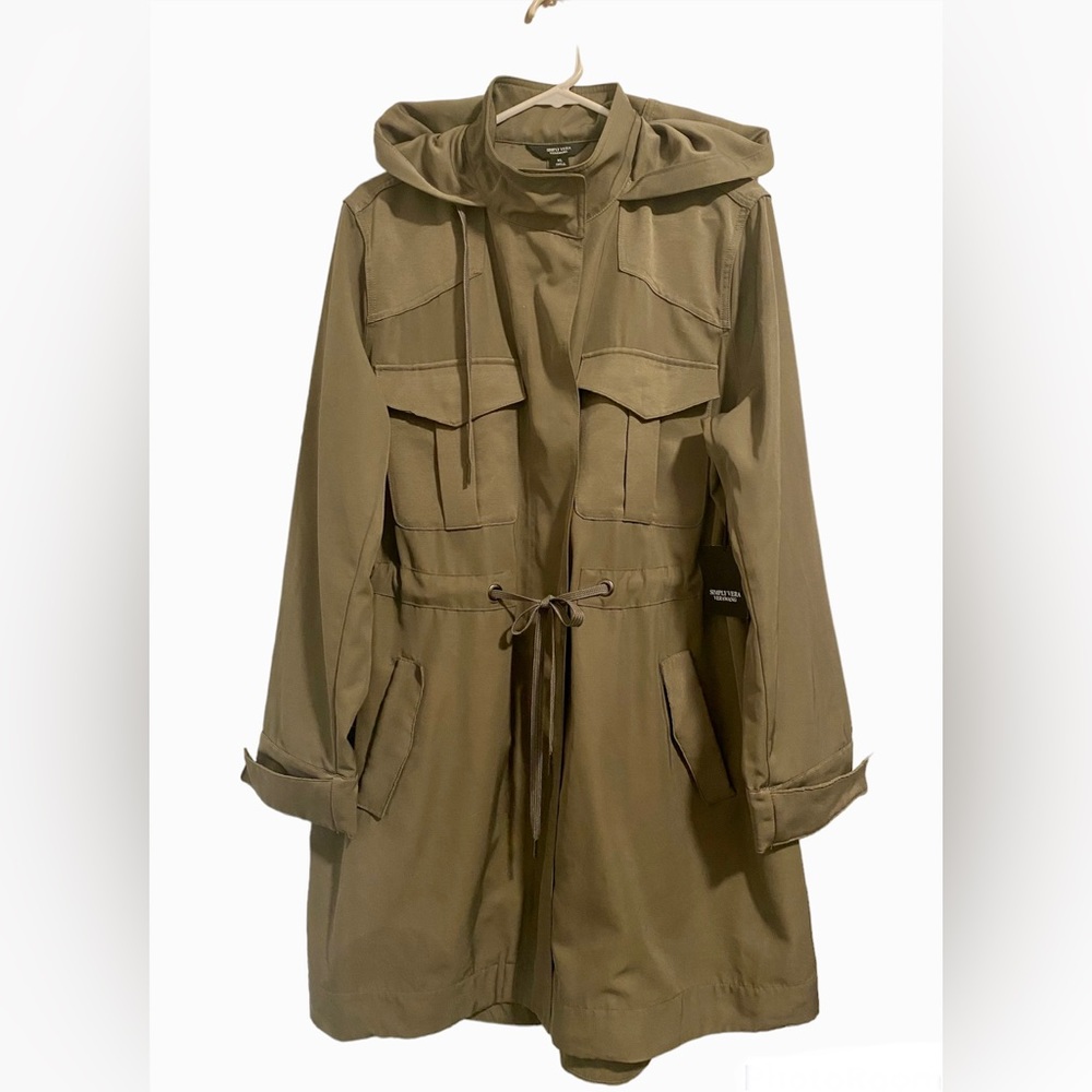 Simply Vera Wang Light Jacket/Trench coat never used